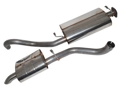 Exhaust stainless double 's' classic 39/42 v8 range from 1989 to 1994