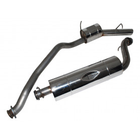 Exhaust stainless double 's' range rover p38 diesel from 1994 to 1997