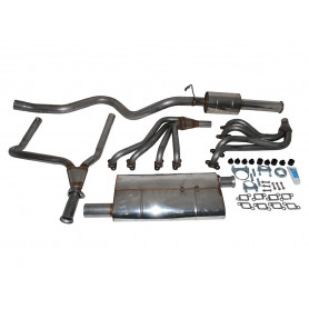 Exhaust stainless double 's' range sport classic 35 v8
