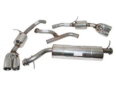 Exhaust stainless double 's' sport range rover p38 v8 from 1997 to 2002