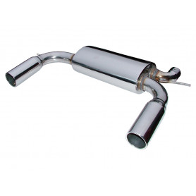 Exhaust stainless double 's' freelander 1.8 petrol