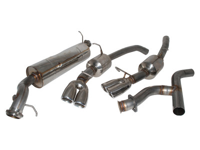 Exhaust stainless double 's' sport range rover p38 diesel from 1994 to 1997