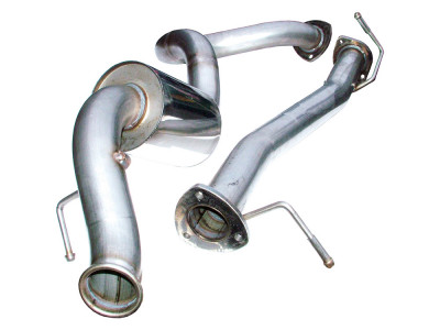 Exhaust stainless double 's' sport defender 90 td5