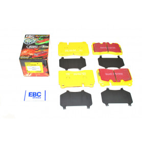 Plaquettes avant ebc yellow jeu de 4 range rover l322 3.6 tdv8