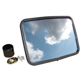 Unbreakable mirror head flat