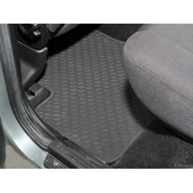 Rubber mat set rear f/lander 1997+