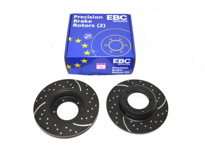 paire de disques de frein de performance ebc non ventilé - arriere