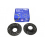 paire de disques de frein de performance ebc non ventilé - arriere