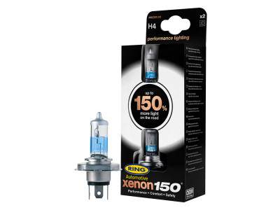 Paire d ampoules xenon h4 + 150%