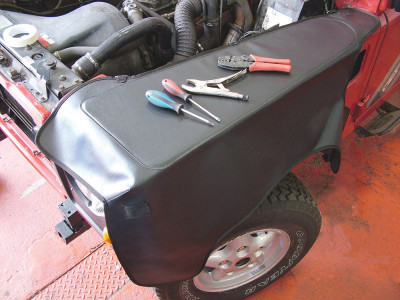 protecion d atelier defender Defender 90, 110, 130