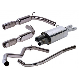 Stainless steel exhaust system range rover sport - 5.0 - 2009 - 2012