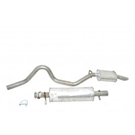Intermediate silencer and rear tailpipe and silencer - 300tdi non catalyst from ma647645