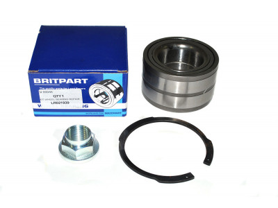 Rear hub bearing nut and circlip