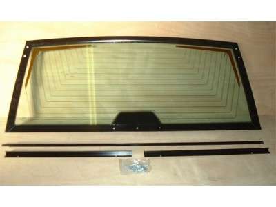 Glazed tailgate assembly suitable for vehicles with both central locki