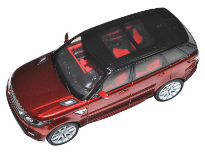 Diecast model range rover rover red