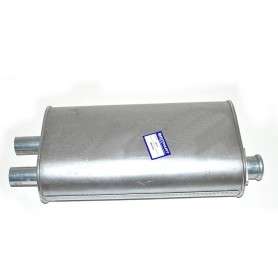 Exhaust - twin pipe silencer r/r