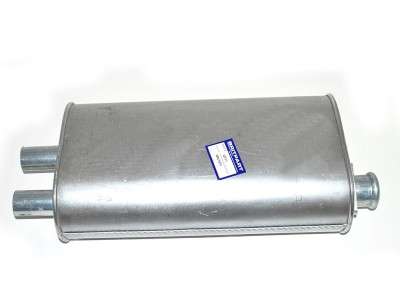 Exhaust - twin pipe silencer r/r