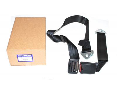 Land rover lap seat belt assembly