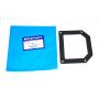 Joint-plaque de recouvrement-serrure de porte arriere coffre