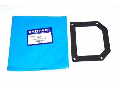 Joint-plaque de recouvrement-serrure de porte arriere coffre