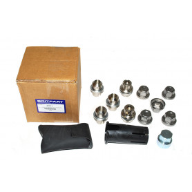 Alloy wheel lock nut set of5