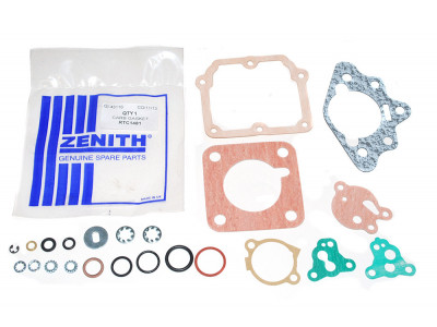 Seal kit for zenith carburetor - classic range up to 1985