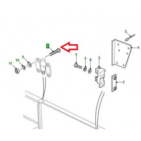vis de charnière à hayon