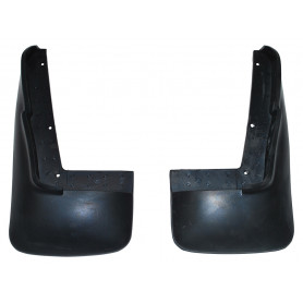 Mudflap kit rear - twin exhaust