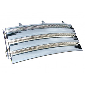 Grille d air laterale chrome le jeu de 2