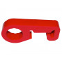 Anti rattle jack clamp-red