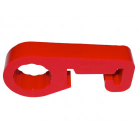 Anti rattle jack clamp-red