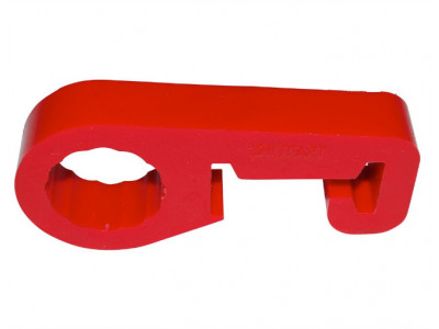 Anti rattle jack clamp-red