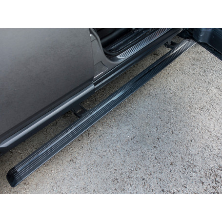 Marchepieds En Aluminium BLACKLINE Pour Range Rover Evoque 2012-2018 - Design élégant Et Antidérapant