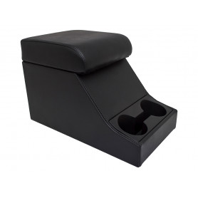 Cubby box noir avec coussin haut