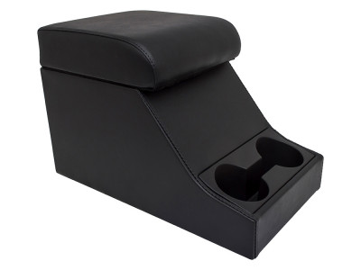 Cubby box noir avec coussin haut