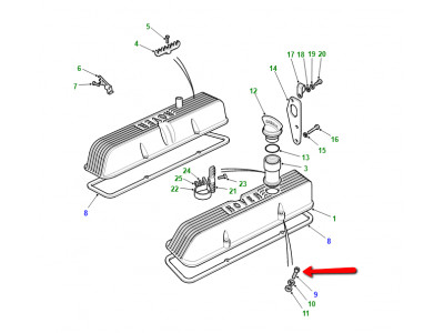 Vis de cache culbuteur