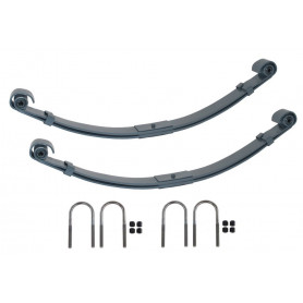 2 leaf parabolic spring front kit pair series - swb series - lwb