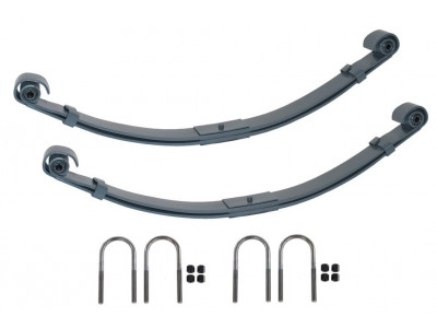 2 leaf parabolic spring front kit pair series - swb series - lwb