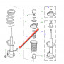 Vis de fixation amortisseur avant et arriere