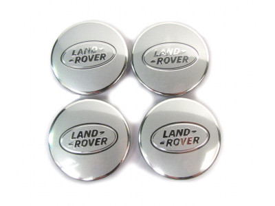 Kit 4 centres de roue Land Rover Gris ton sur ton