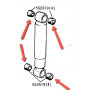 Silentbloc damper polyurethane