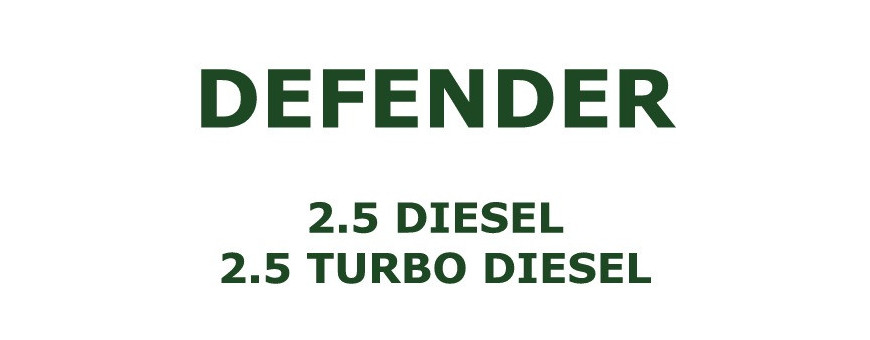 Moteur 2.5 & 2.5 TD Defender