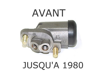 Cylindres de frein avant Series jusqu'a 1980