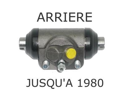 Cylindres de frein arriere Series jusqu'a 1980